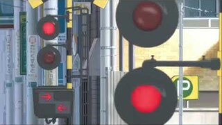 The Girl Who Leapt Through Time - train scene (English Dub)