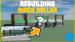 I REBUILT Greenville's QUICK DOLLAR - Roblox Greenville