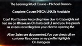 The Learning Ritual Course -  Michael Simmons download