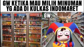 Milih Minuman di Kulkas Indomaret...🤯(Digital Circus Meme)