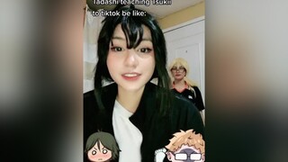 Dance Tsukii! Haikyuu tsukishima tsukii tadashi yamaguchi tsukishimakei cosplay anime tadashiyamagu