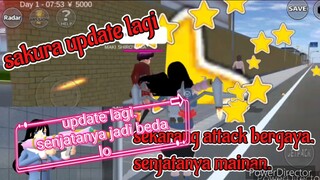 sakura update lagi. pistolnya jadi mainan!!!