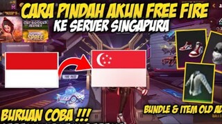 100% WORK‼️CARA PINDAH AKUN FREE FIRE KE SERVER SINGAPURA