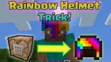 How to make a Rainow Helmet in Minecraft using a Command Block