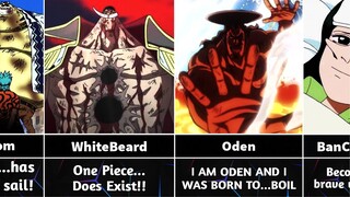 Last Words Of One Piece Characters