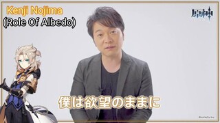 [Genshin Impact] Pemeran Wawancara Kenji Nojima (Role Of Albedo)