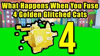 What Happens When You Fuse 4 Golden Glitched Cat in Pet Simulator X