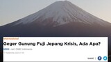 Gunung Fuji KRISIS BAHKAN WARNING....