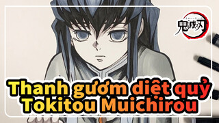 Vẽ Hashira siêu chân thực - Tokitou Muichirou | Thanh gươm diệt quỷ_1