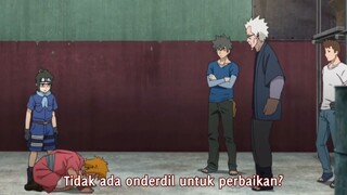 Mengawasi pantai bersama Boruto