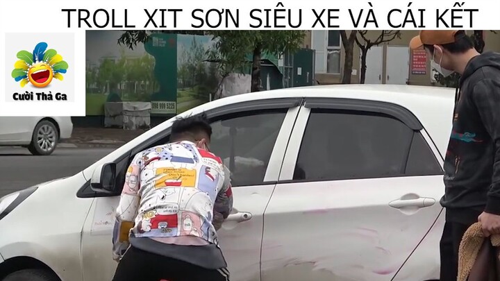 (P3) Troll Xịt Sơn Siêu Xe Và Cái Kết #Prank