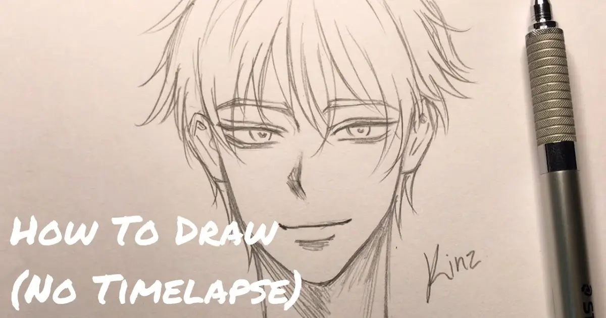 How To Draw Anime Guy Ikemen For Beginners No Timelapse Bilibili