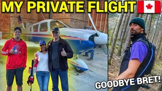 PRIVATE PLANE TO VANCOUVER ISLAND - Canadian Home and Filipino Dog (Goodbye Flight)