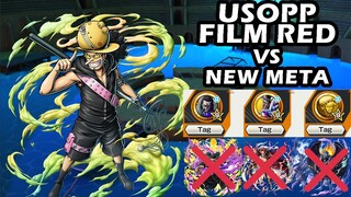 Gameplay Usopp Film Red Lvl.100 Vs New Meta Character | One Piece Bounty Rush