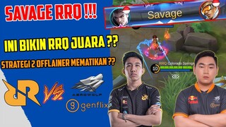 MOMENT SAVAGE RRQ !! TAKTIK BARU INI BIKIN RRQ BAKAL MENANG DI MPL S5 ?? RRQ VS GENFLIX AEROWOLF