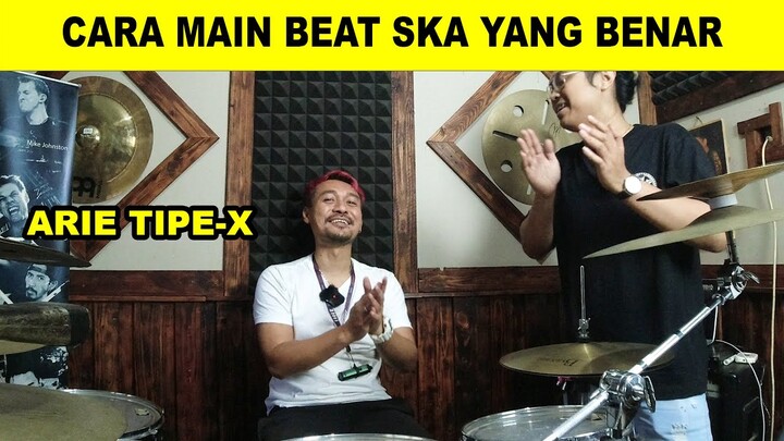 BEGINI CARA MAIN BEAT SKA YG BENAR ALA DRUMMER TIPE-X !! TONTON VIDEO INI AUTO JAGO MAIN SKA