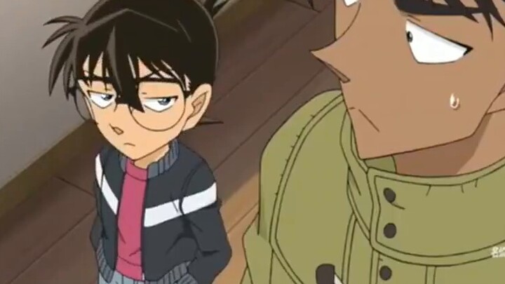 Heiji thought that everything would be fine if Conan deleted the recording, but he didn't expect tha