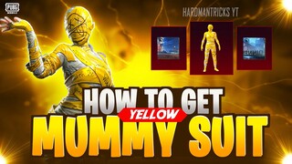 HOW TO GET YELLOW MUMMY SUIT IN PUBG MOBILE | UNDERWORLD GUIDE SET