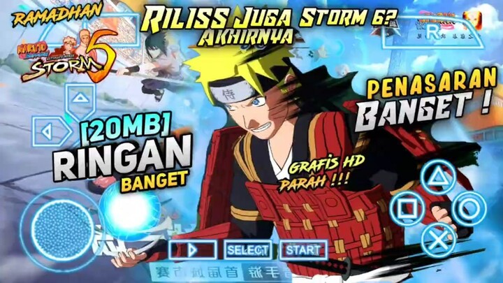 AKHIRNYA BISA COBAIN! Game NARUTO STORM Generations Terbaru RAMADHAN Ukuran Kecil Di ANDROID | KEREN