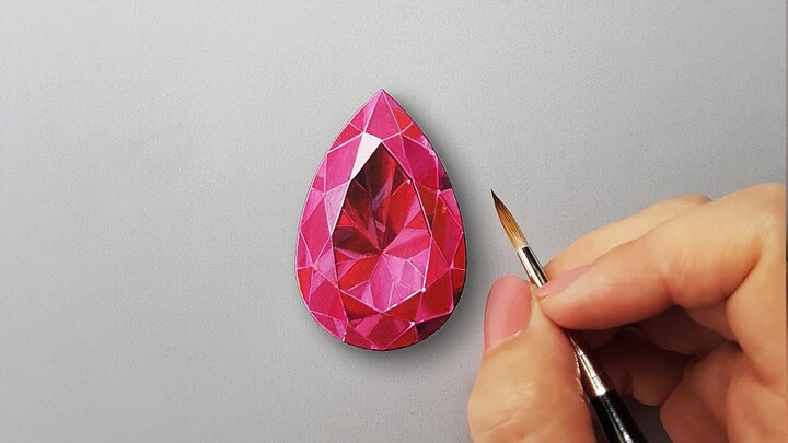 Time-Lapse Painting: Ruby