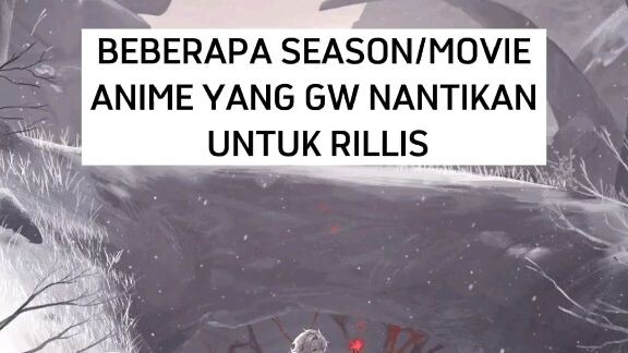 Anime op Beberapa Season Kelanjutan nya