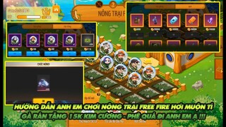 FREE FIRE | HƯỚNG DẪN ANH EM CÁCH CHƠI SỰ KIỆN NÔNG TRẠI FREE FIRE - GÀ RÁN TẶNG 15K KIM CƯƠNG !