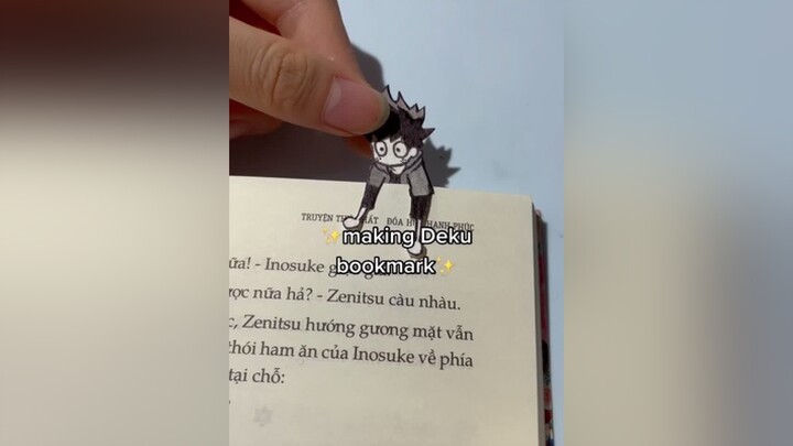 heres a lil deku-kun bookmark 🥦 mha deku bookmark anime vẽ