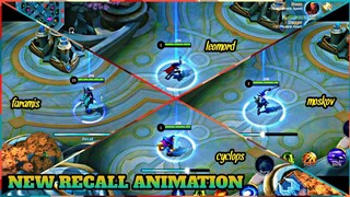 NEW RECALL EFFECTS ANIMATION ADDED TO LEOMORD, FARAMIS, CYCLOPS & MOSKOV || MOBILE LEGENDS|| MLBB