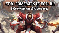 EPIC COMEBACK IS REAL!!! Awalnya terbantai endingnya ngebantai - Honor of Kings