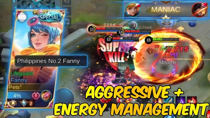 FANNY MONTAGE | AGGRESSIVE + ENERGY MANAGEMENT | MLBB