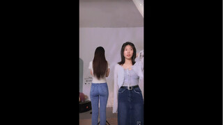 紧身牛仔裤女大学生5.0 双人版