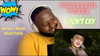 CALVIN REACTS to Karsu - Siyah | POWER VOICE | DON'T CRY | ANOTHER SUPERSTAR 🔥🔥🔥🔥