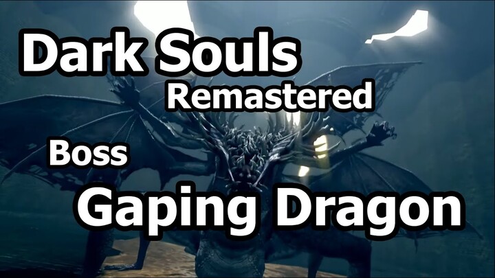 dark souls remastered  Boss GapingDragon