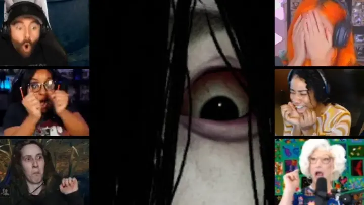 Sadako Jumpscare Reactions | Ringu Dead by Daylight