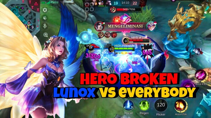 HERO BROKEN LUNOX VS EVERYBODY!