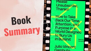 Please Unsubscribe, Thanks! | Book Summary