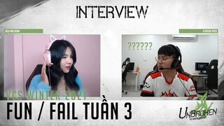 Fun/Fail VCS Mùa Đông 2021 Tuần 3