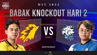 [ID] MSC Knockout Stage Day 2 | ONIC VS EVOS LEGENDS | Game 1