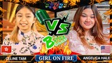 GIRL ON FIRE - Celine Tam (HONG KONG) VS. Angelica Hale (USA) | GLOBAL BATTLE