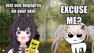 Vtuber uses bugspray as bodyspray