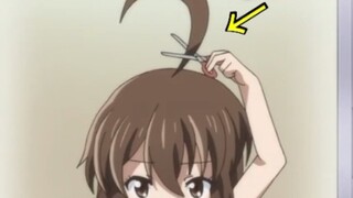 What happens when a girl's ahoge is cut off? The source of all evil!