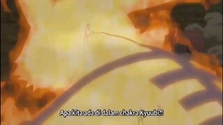 Untuk pertama kalinya Naruto menggunakan Mode Kyuubi....