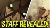 Attack on Titan Season 4 Part 2 Episode 1 GOOD NEWS! | Staff Analysis