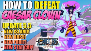 Best Method To Fight Caesar Clown Boss on Punk Hazard in A One Piece Game