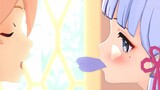 [Genshin Impact Animation] Kanri Ayaka hôn lên bầu trời (Keharu và Amber ghen tị)
