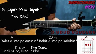 'Di Sapat Pero Tapat - This Band (Guitar Cover With Lyrics & Chords)