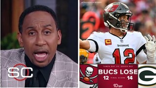 Stephen A. reacts to Buccaneers fall to the Packers 14-12 in the team's 1st home game of the season