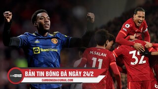 Bản tin Bóng Đá ngày 24/2 | Siêu dự bị toả sáng cứu MU thoát thua Atletico; Liverpool vùi dập Leeds