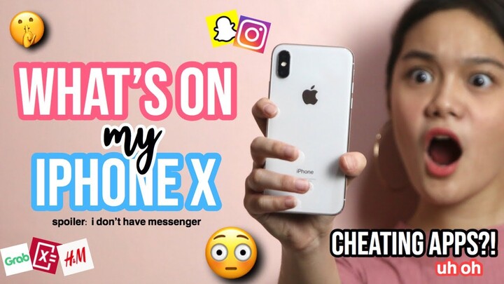 WHAT’S ON MY IPHONE X? (PHILIPPINES)