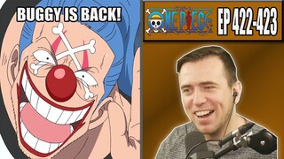 LUFFY SNEAKS INTO IMPEL DOWN - One Piece Episode 422 and 423 - Rich Reaction